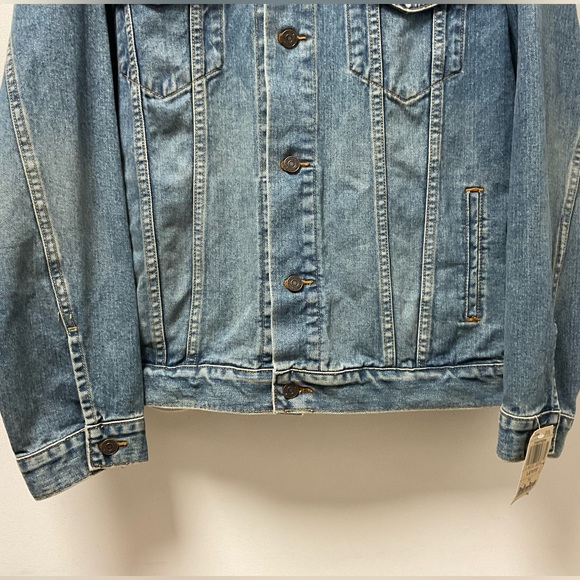 Levi Strauss & Co. Embroidered Puerto Rican Flag/Pacific Trucker Jean Jacket! - Picture 3 of 15